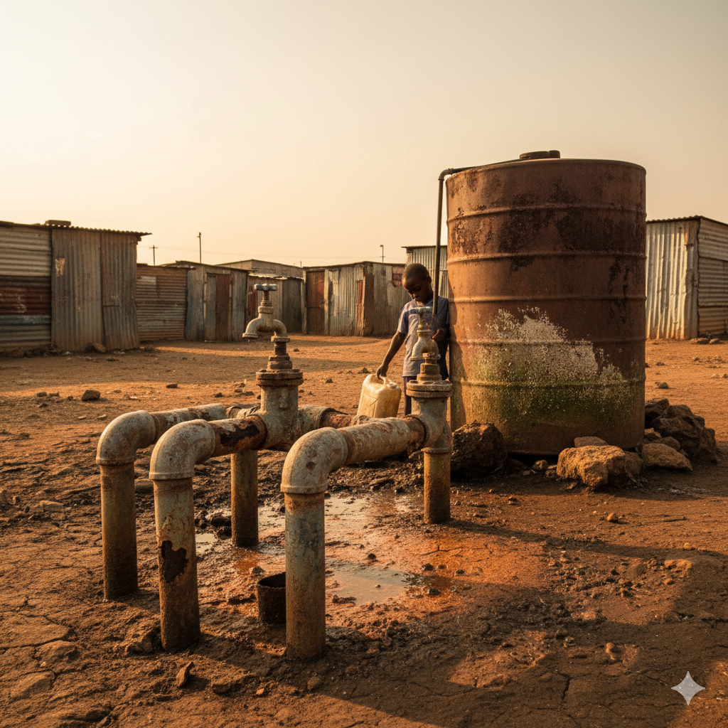 South Africa faced significant water corrosion and infrastructure challenges, primarily driven by aging systems, poor maintenance, and increased festive season demand.